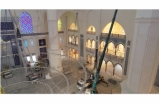 Çamlıca Camii'nin Devasa Avizesi de Yerleştirildi