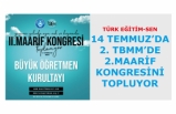Türk Eğitim-Sen'in '2. TBMM’de 2.Maarif Kongresi' 14 Temmuz’da Toplanıyor