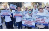Emeklilerden donlu protesto: Bir canımız bir de donumuz kaldı