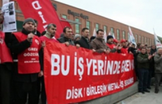 Eskişehir'de metal işçilerinin grevi başladı