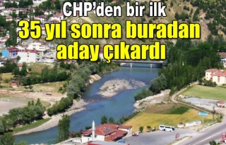 CHP REŞADİYE'DE 35 YIL SONRA BELEDİYE BAŞKANI...
