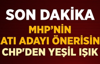 CHP' DEN MHP' YE ÇATI ADAY DESTEĞİ