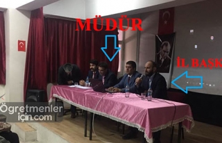 SİYASİ PARTİ İL BAŞKANINDAN ADAY ÖĞRETMENLERE...