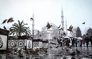 İstanbul'da Dün Başlayan Kar Yağışı Etkisini...
