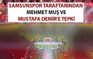 AKP'li bakanı Samsunspor taraftarı yuhaladı....