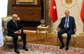 Erdoğan ile Bahçeli Görüştü