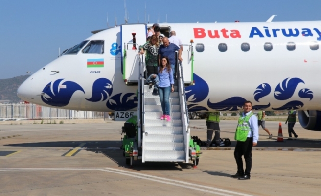 Azerbaycan’dan Gazipaşa’ya ilk uçuş
