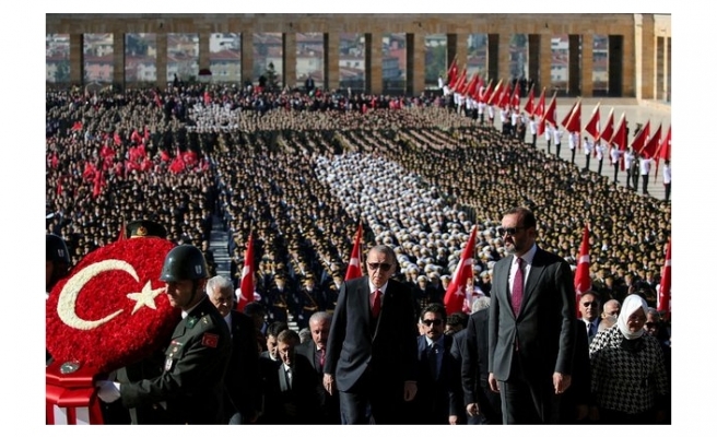Cumhurbaşkanı Erdoğan 29 Ekim Mesajını Anıtkabir’den Verdi