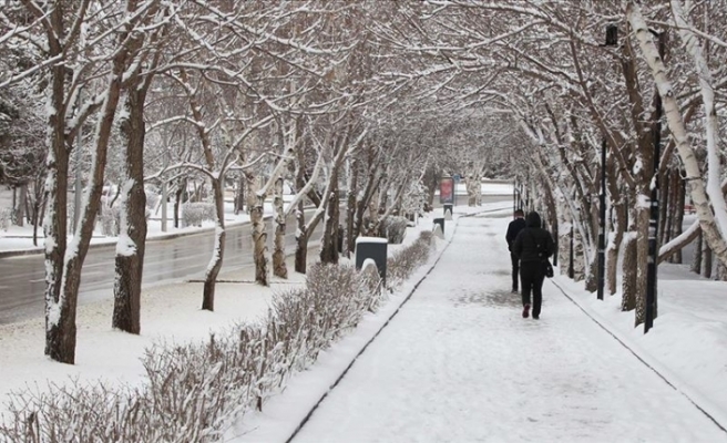 Doğu Anadolu Bölgesi'nde Karla Karışık Yağmur ve Kar Yağışı Etkili Olacak