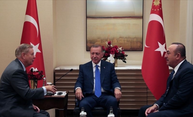 Türkiye Cumhurbaşkanı Erdoğan, ABD Senatörü Graham'ı Kabul Etti