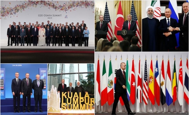Cumhurbaşkanı Erdoğan 2019'da 19 Yurt Dışı Ziyaret Gerçekleştirdi