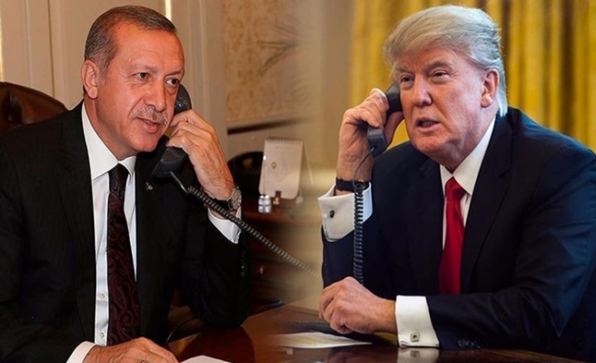 Cumhurbaşkanı Erdoğan, ABD Başkanı Donald Trump İle Telefonda Görüştü