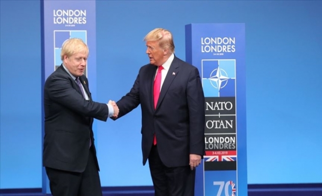 İngiltere Başbakanı Johnson, Trump'la Görüştü