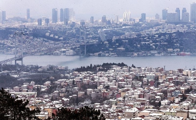 İstanbul'da Beklenen Kar Yağışı Başladı