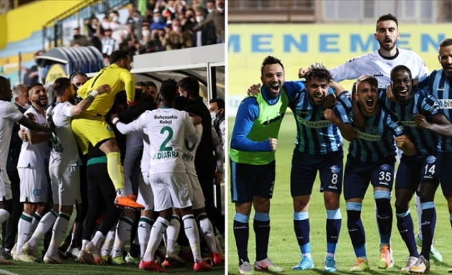 TFF 1. Lig'de Adana Demirspor ile GZT Giresunspor Süper Lig'e Yükseldi