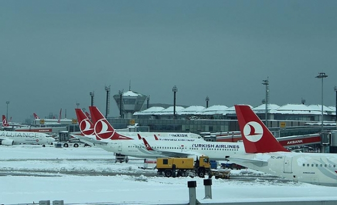 THY 238 uçak seferini iptal etti: İstanbul'da kar alarmı