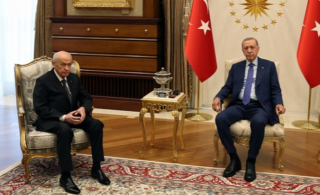 Erdoğan ile Bahçeli Görüştü